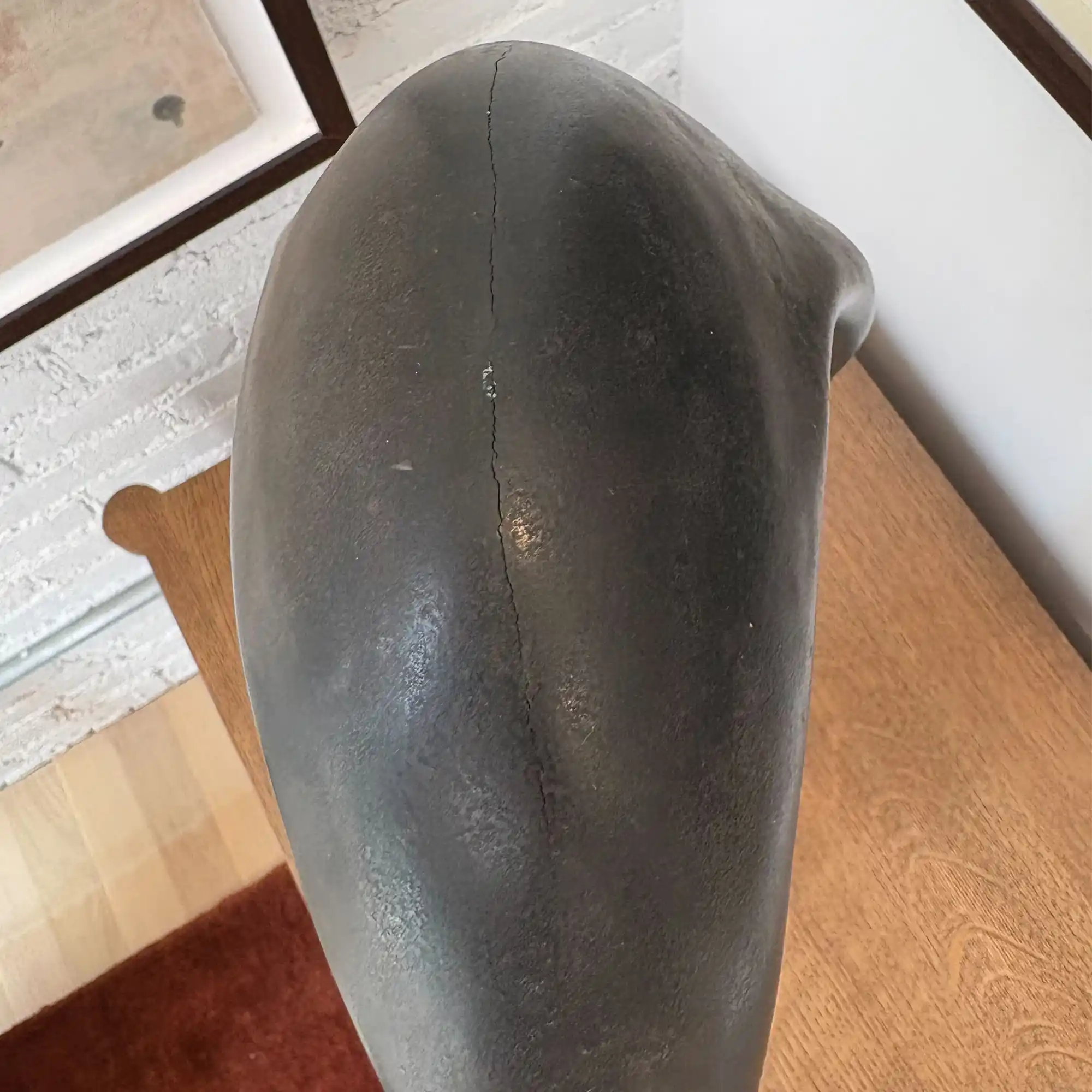 Midcentury Organic Sculpture with Concrete Base - Bold Modern Elegance