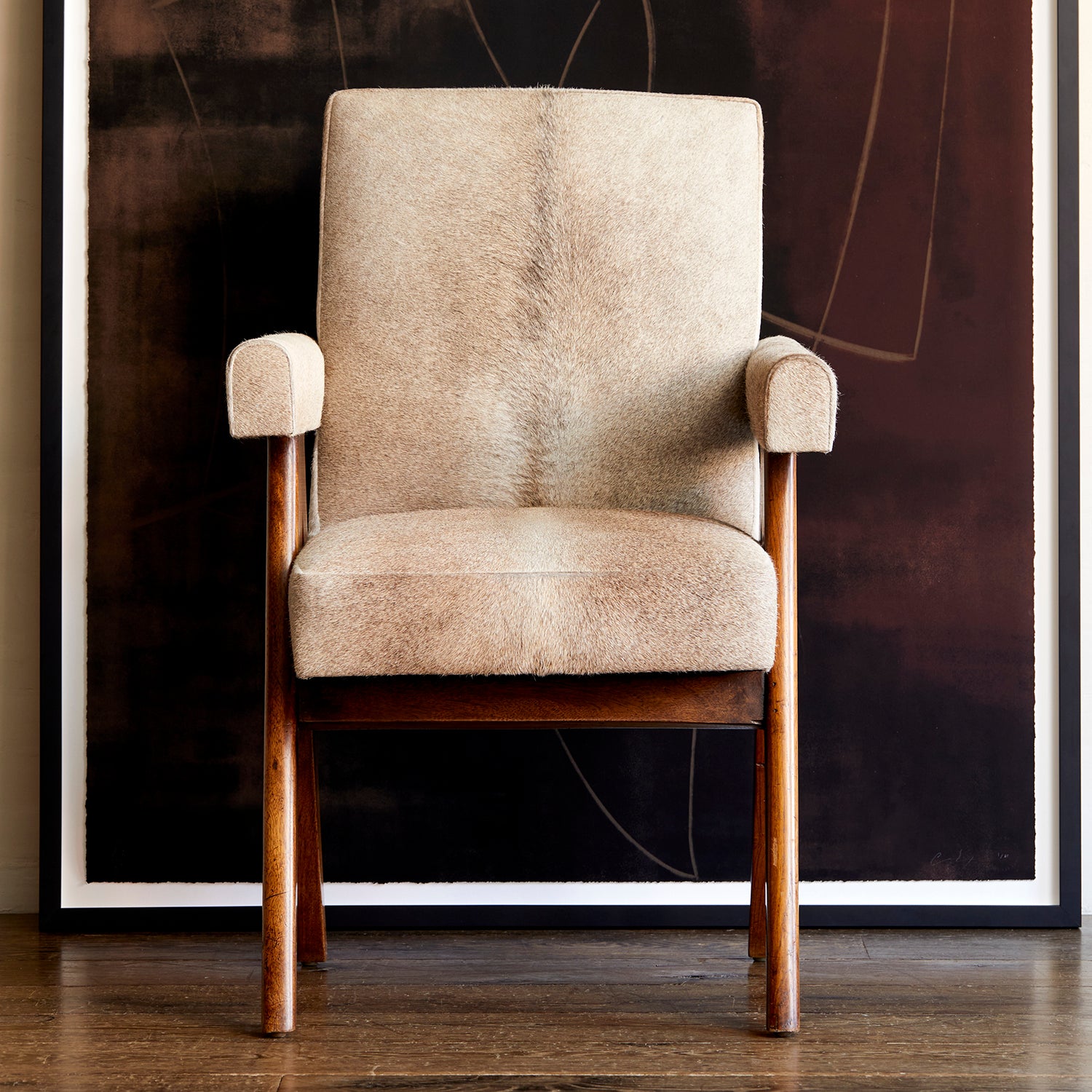 Senate-Committee Arm Chair by Pierre Jeanneret (ca. 1950-1959)