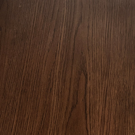 Lemieux et Cie Oak Finish Samples swatch showing warm brown wood grain with pronounced vertical texture in close detail.