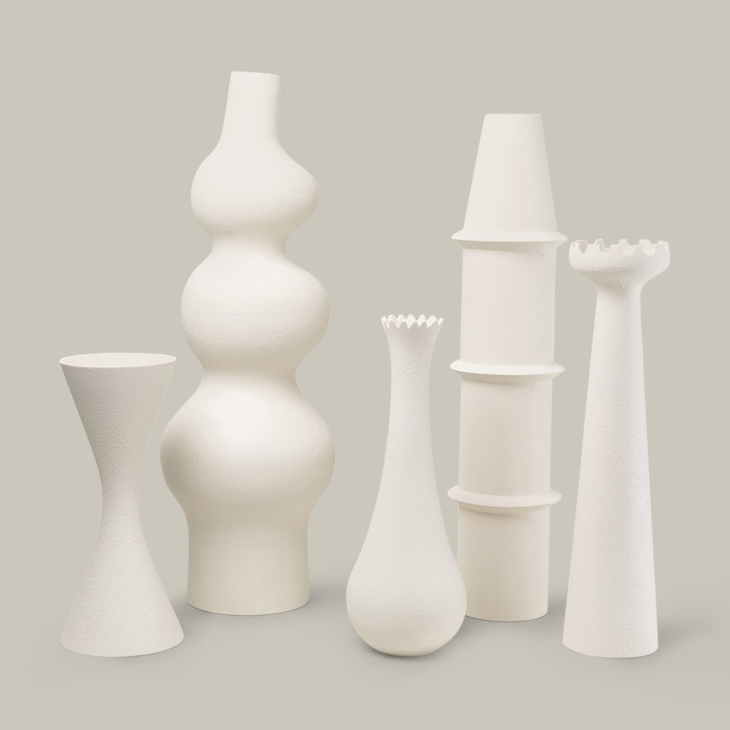 Fenouil Vase (Matte White)