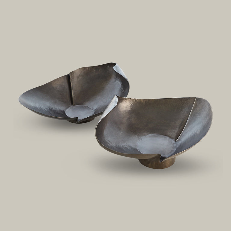 Creased Rolled Bowls