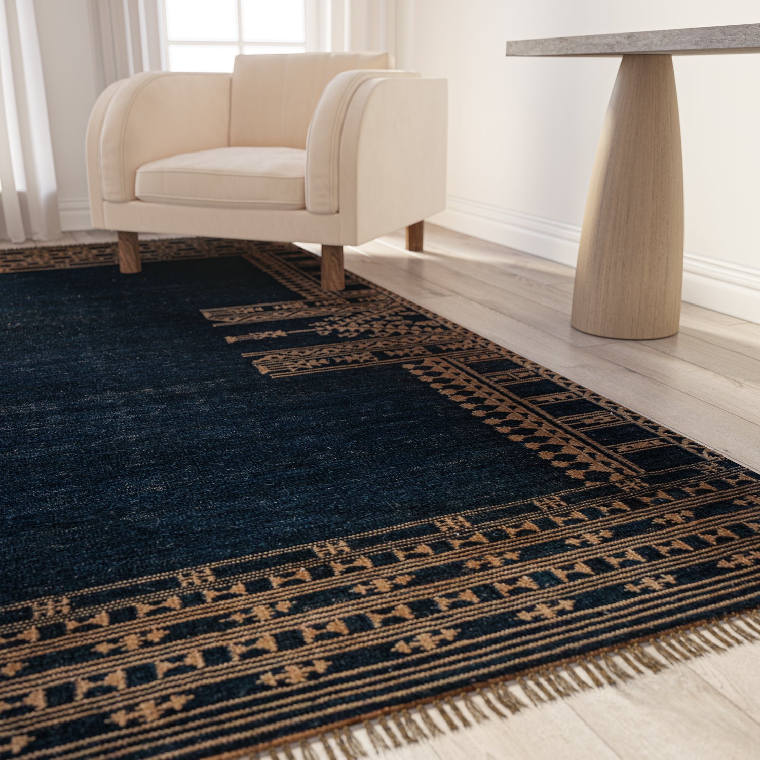 Duar Kaba Rug, Indigo