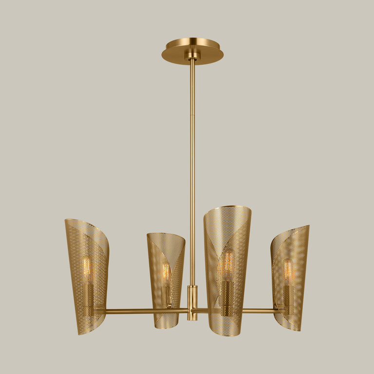 Plivot 4 Light Medium Chandelier