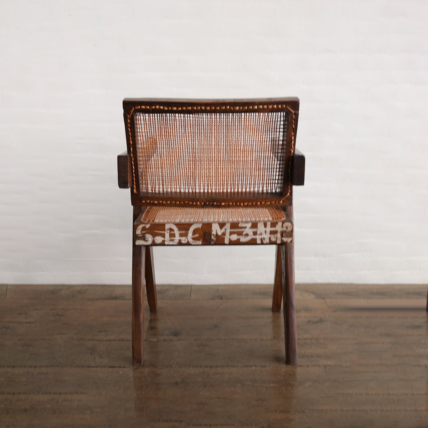 Pierre Jeanneret Office Cane Chairs (ca 1954)