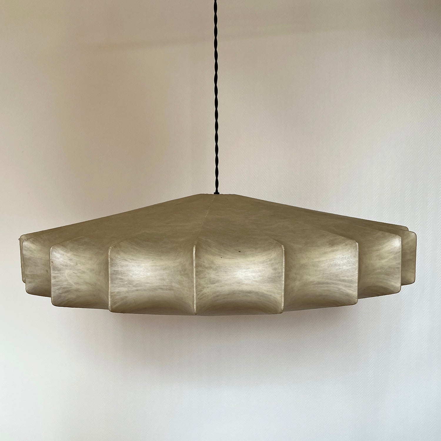Achille Castiglioni Cocoon Hanging Pendant circa 1960