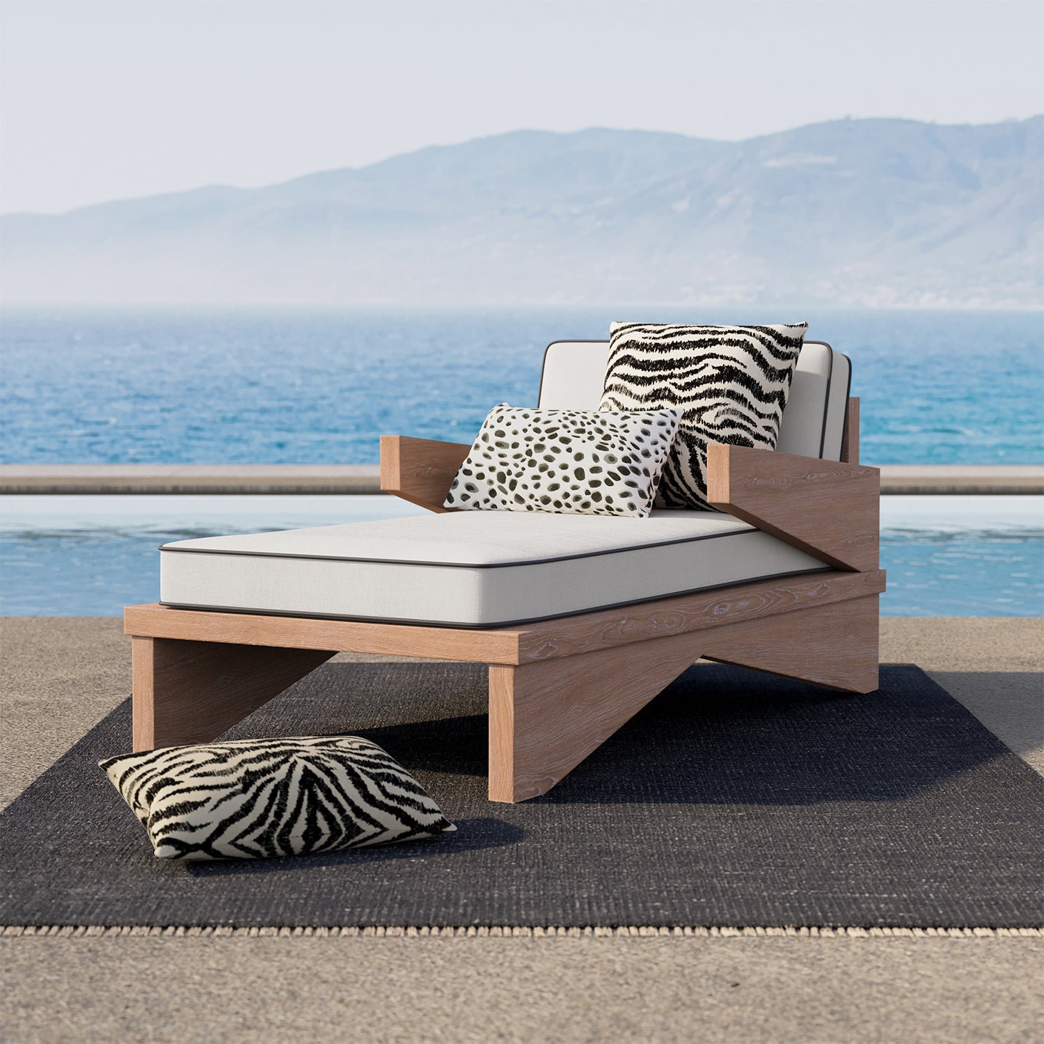 Andoise Outdoor Rug (Charcoal)