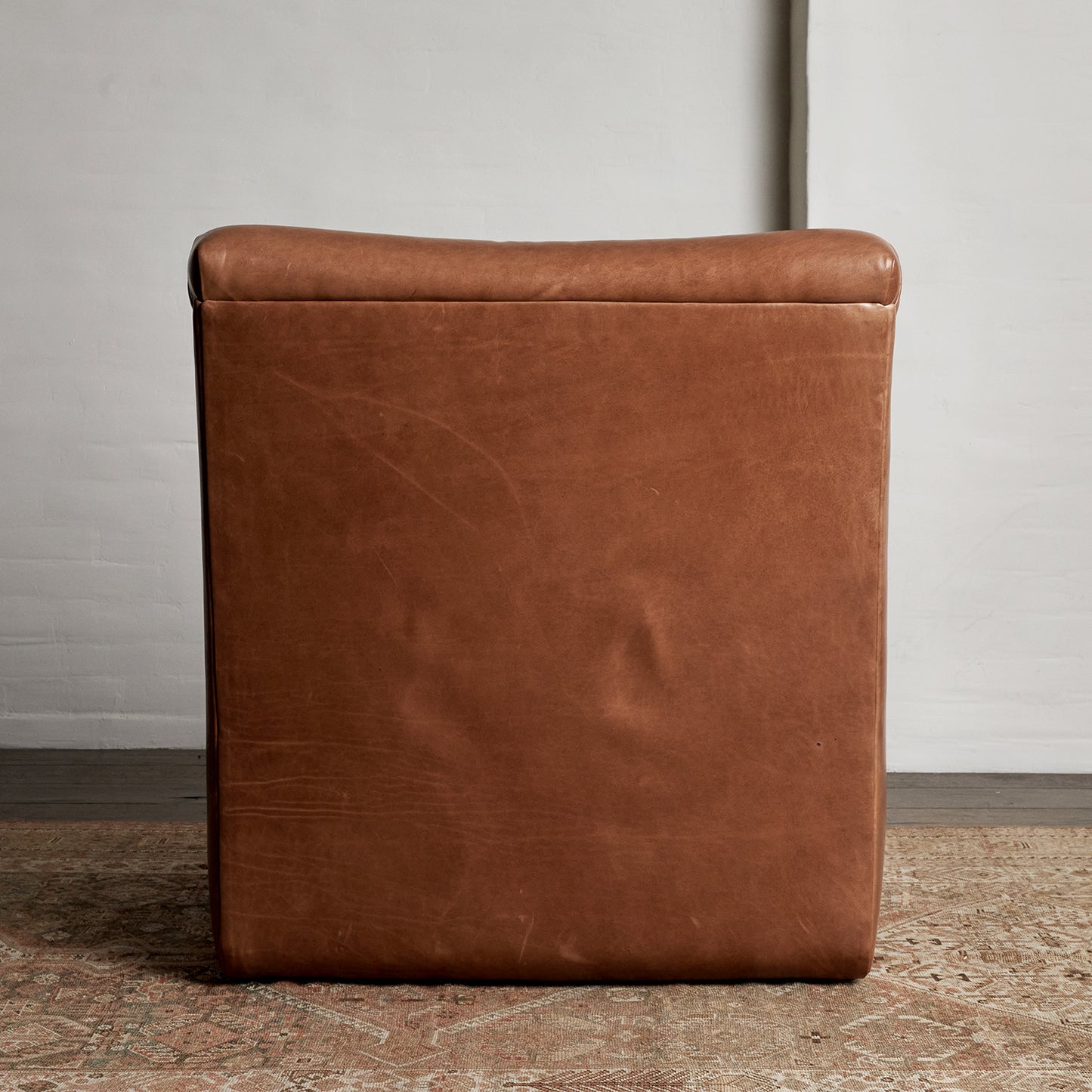 Brunoy Leather Armless Chair
