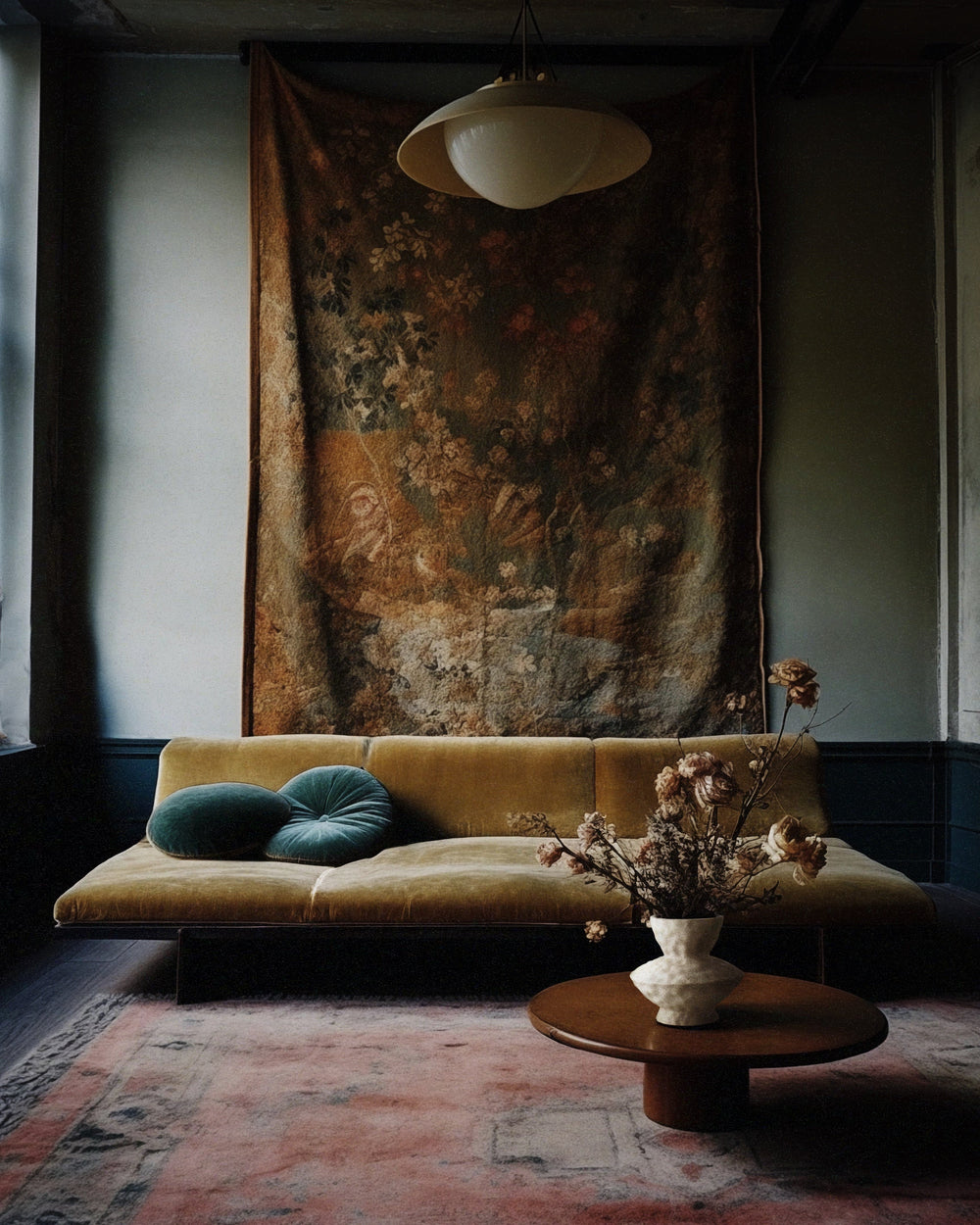 Woven Wonders: Layering Vintage Aubusson Tapestries for Modern Spaces