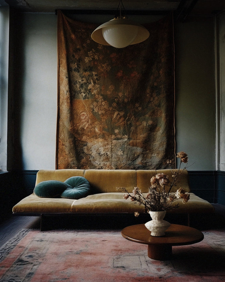 Woven Wonders: Layering Vintage Aubusson Tapestries for Modern Spaces