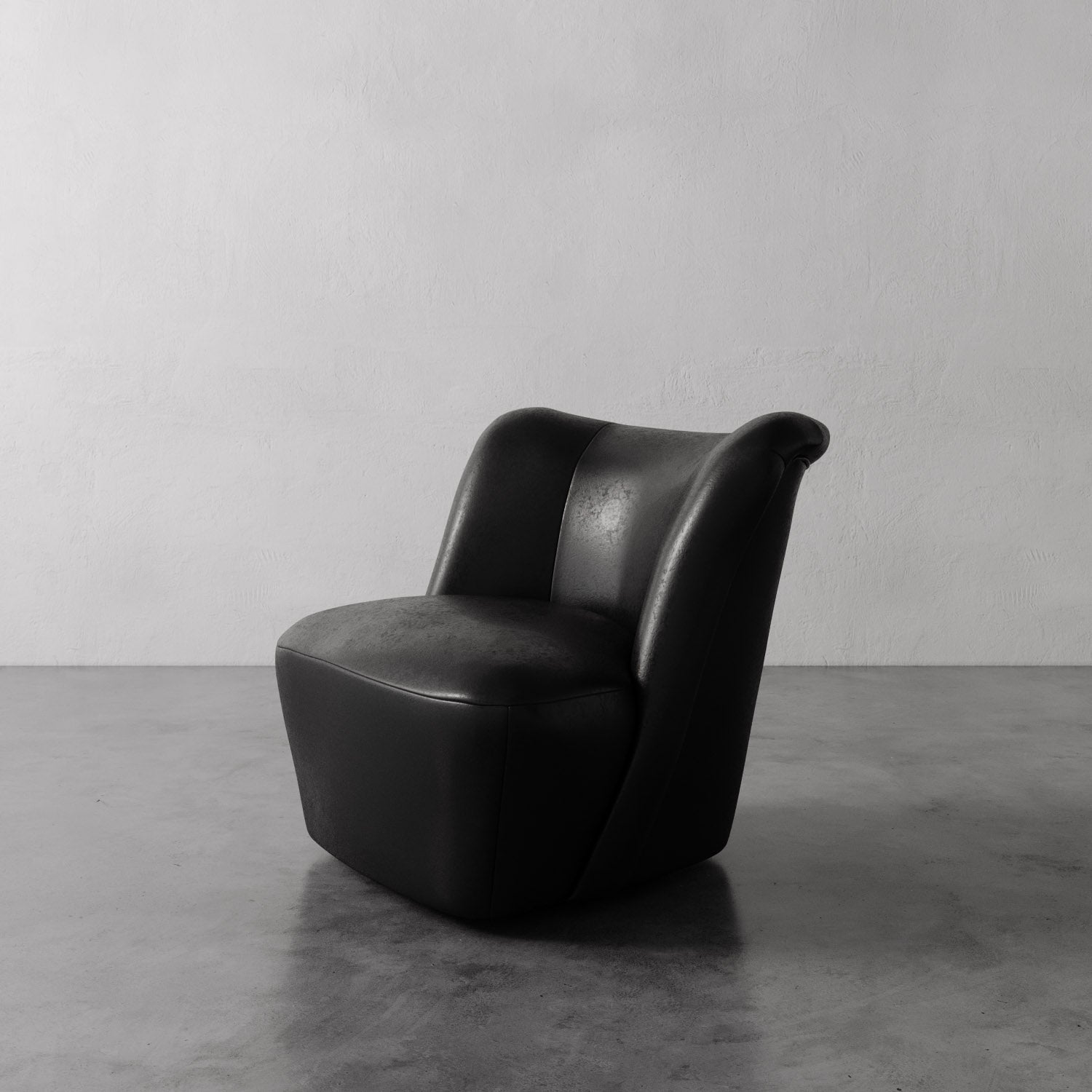 Aurélie Leather Swivel Chair