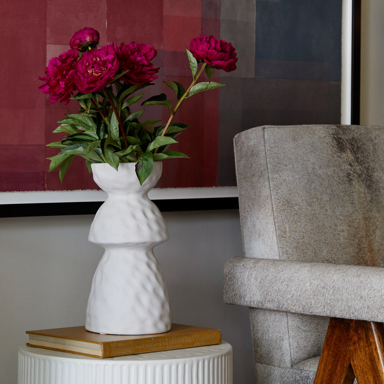 Étienne and Antoine Vase Collection (Volcanic White)