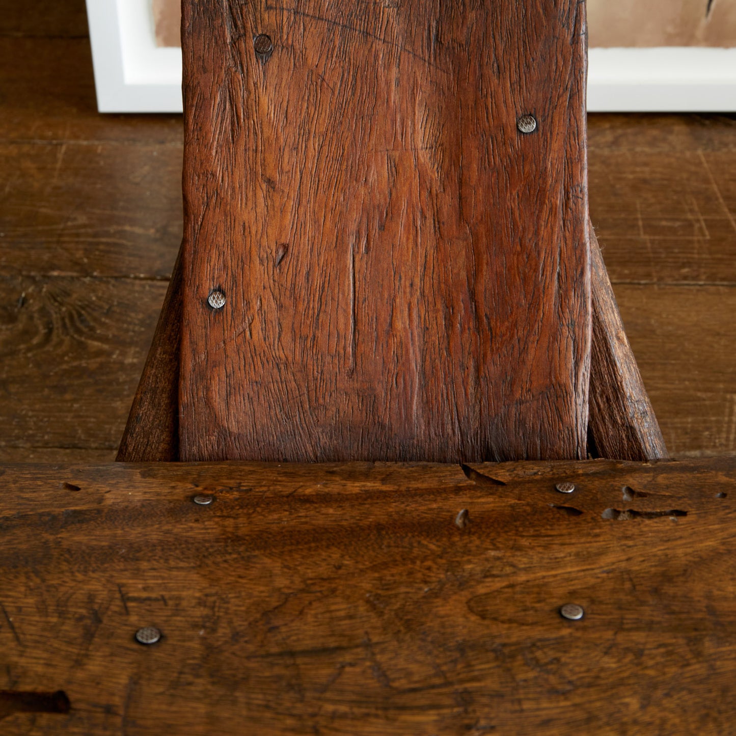 Late 19th Century Rustic Handcarved Gazing Chairs - Embrace the Wabi-Sabi Aesthetic