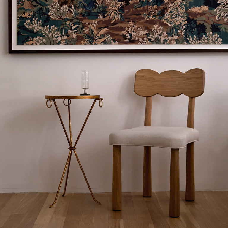 Gilt Iron and Parchment Tables