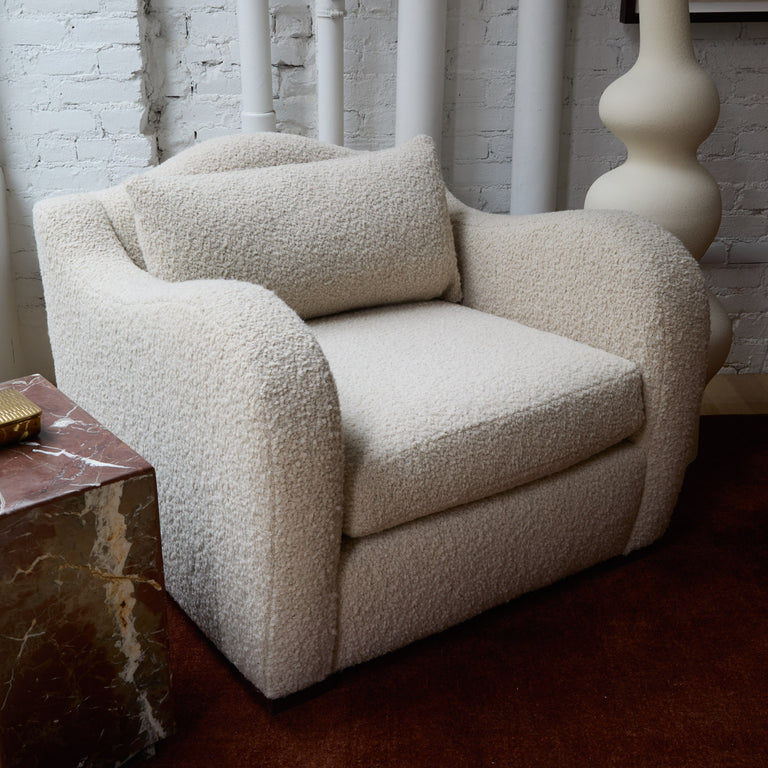 Elodie Chair (in Chunky Ecru Bouclé) at 14 Crosby