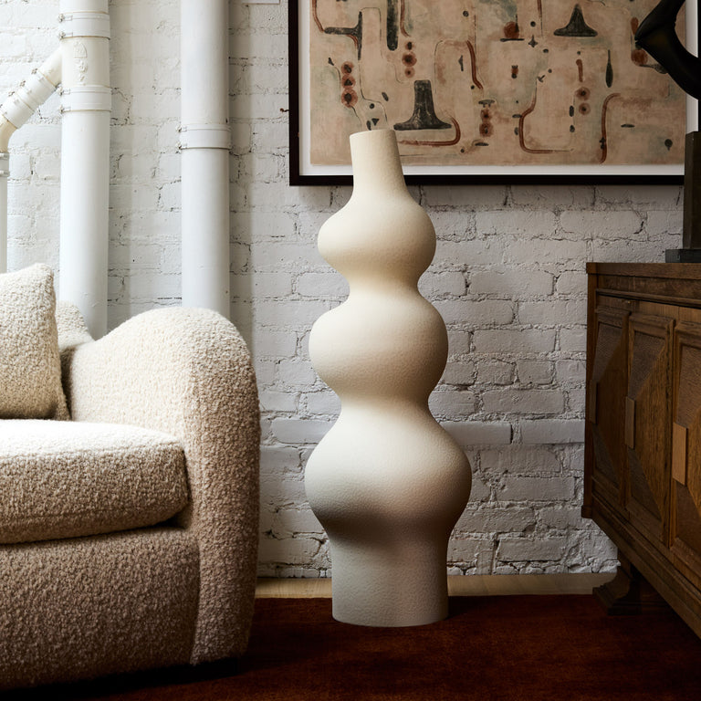 Pasteur Vase (Matte White) at 14 Crosby