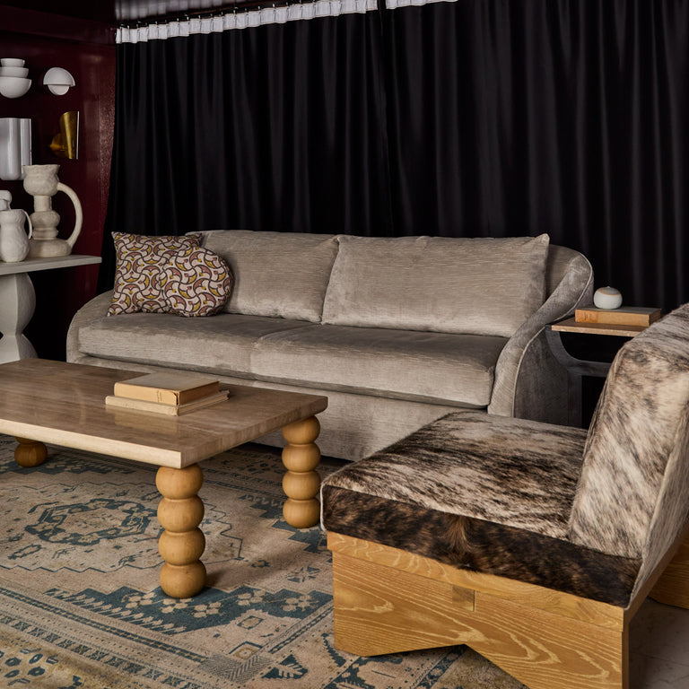Rousseau Sofa (in Vintage Performance Stone) at 14 Crosby