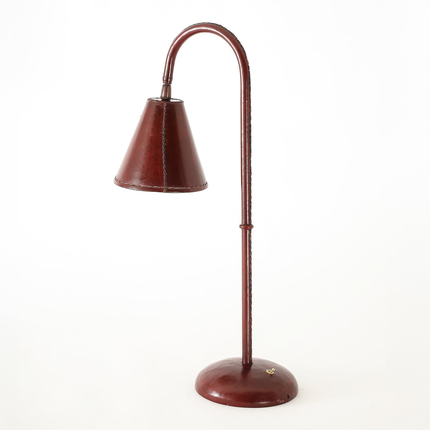 Valenti Burgundy Desk Lamp