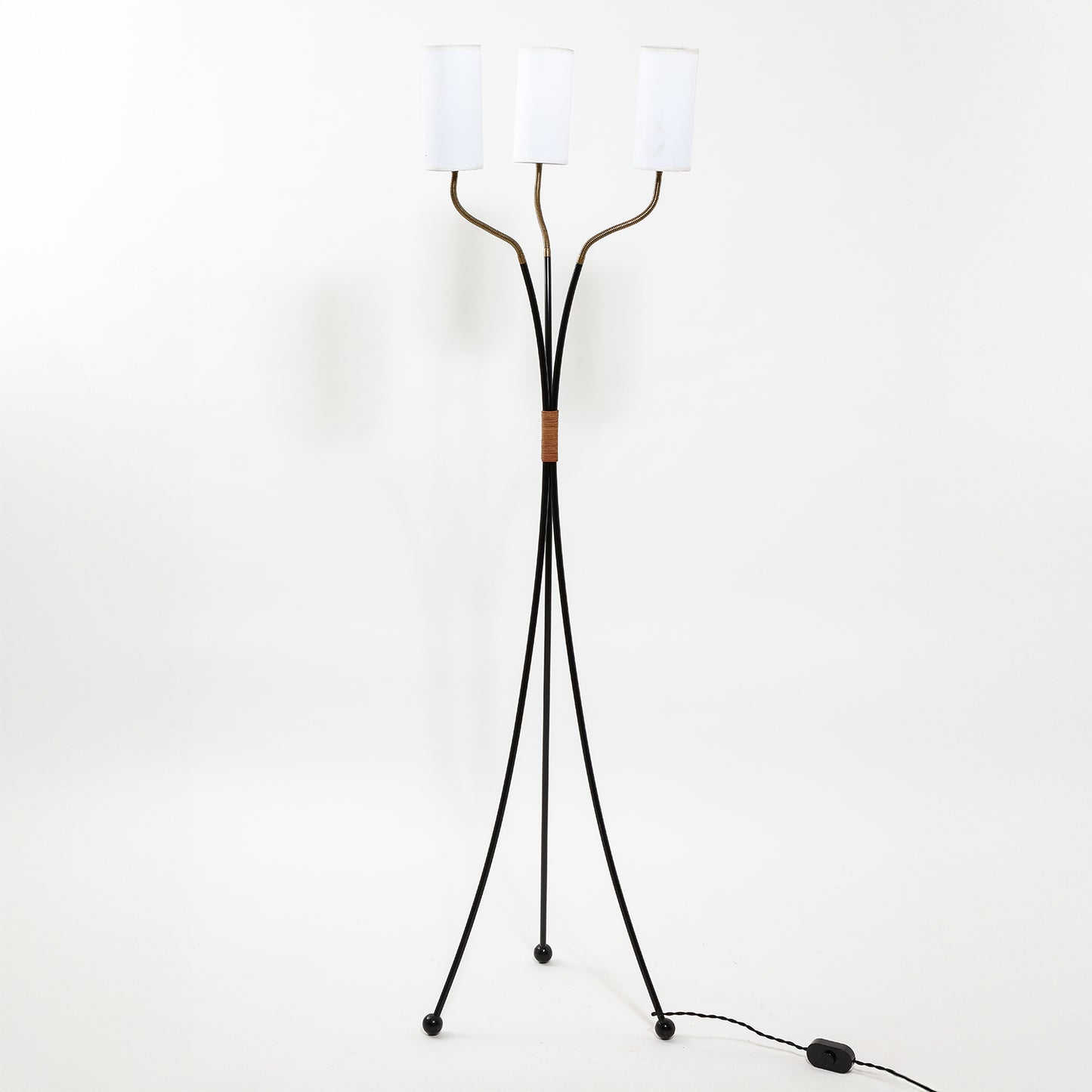 Arlus Wrapped Tripod Floor Lamp