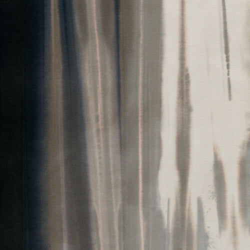 Lagune Orage hand-dyed cotton velvet by Metaphores in stormy gray and ivory
