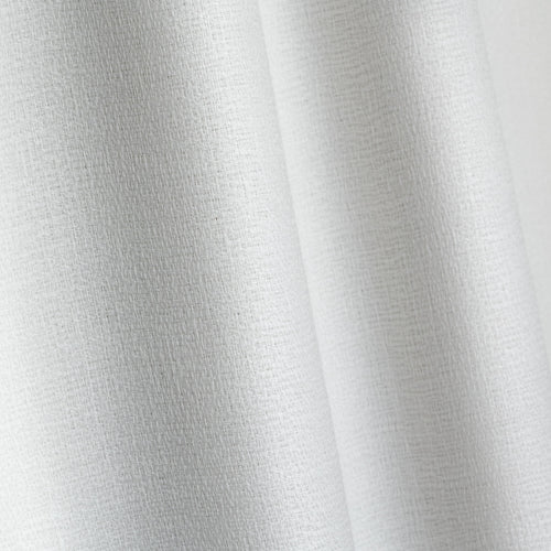 Murmure Riz linen-look sheer curtain fabric by Metaphores in soft white