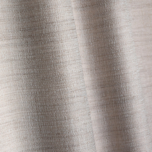 Murmure Blush linen-look sheer curtain fabric by Metaphores in pale rose