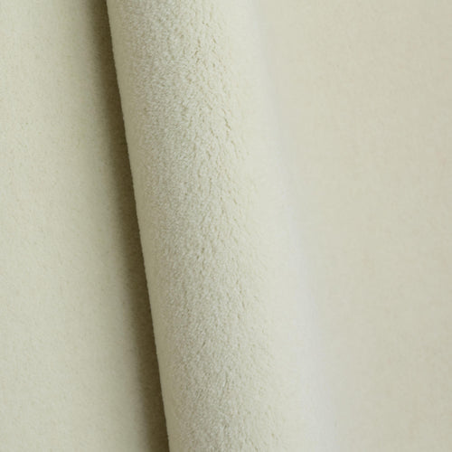 Silence Talc wool and alpaca velvet by Metaphores, part of Hermes' textile division, in pale stone