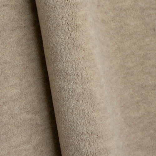 Silence Ficelle wool and alpaca velvet by Metaphores in warm gray