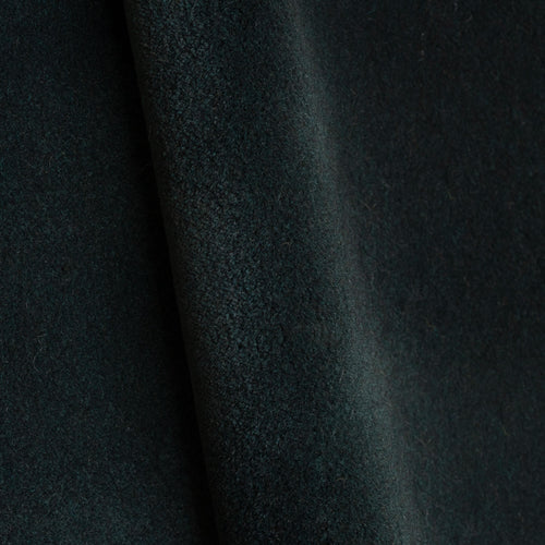 Silence Fusain wool and alpaca velvet by Metaphores in deep charcoal