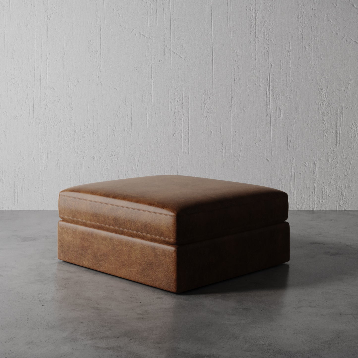 Milo Leather Ottoman