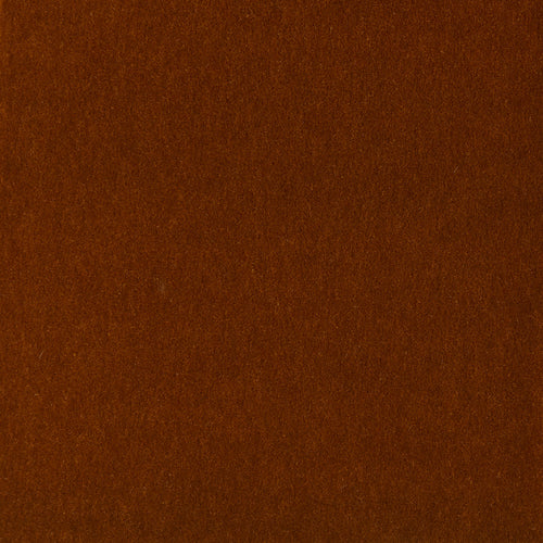 Montaigne Doré mohair velvet by Metaphores in deep burnt sienna