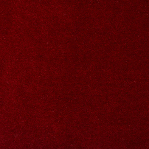 Montaigne Vermillon mohair velvet by Metaphores in rich crimson red