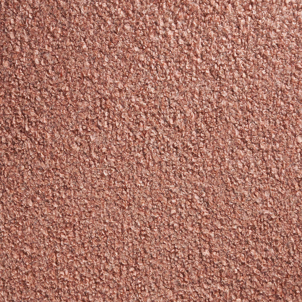 Lemieux et Cie Luxe Berbers & Bouclés in warm blush tones, textured bouclé textile swatch detail, close-up of hand-dyed surface.