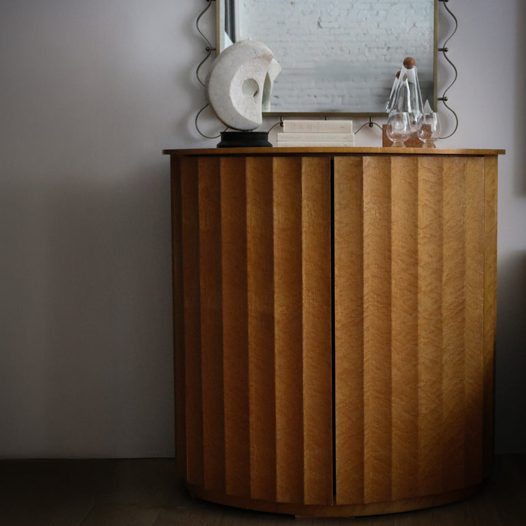 Exquisite French Style 60's Dry Bar In The Manner of André Arbus