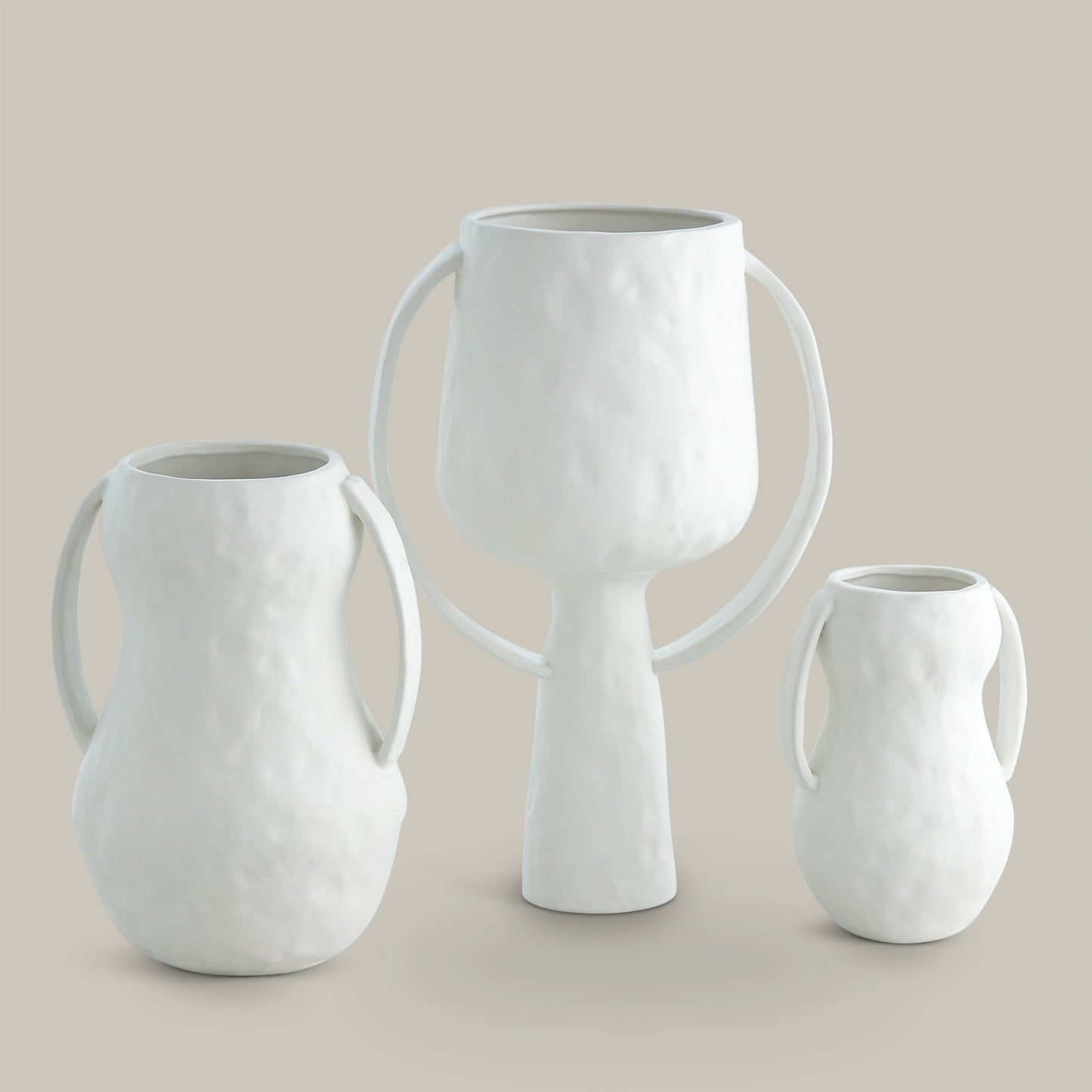 Aquitaine Vases (White)