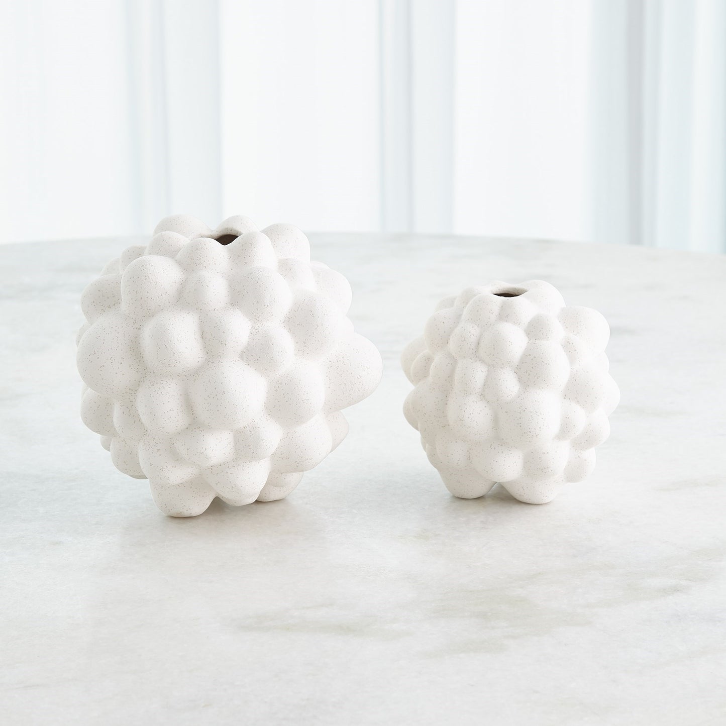 Organic Bubble Vases (Volcanic White) - Preorder