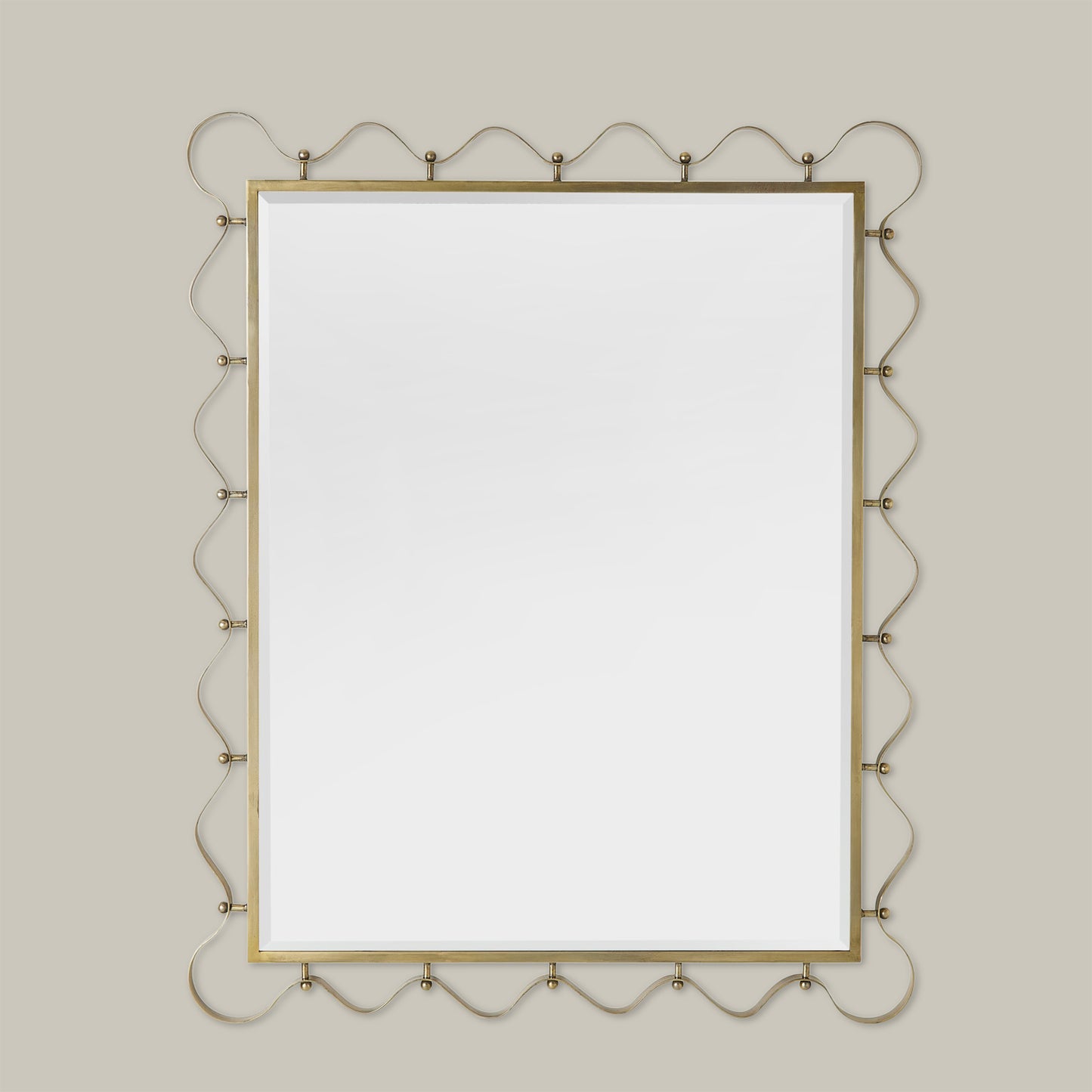 Les Vagues Mirror - Brass (Preorder)