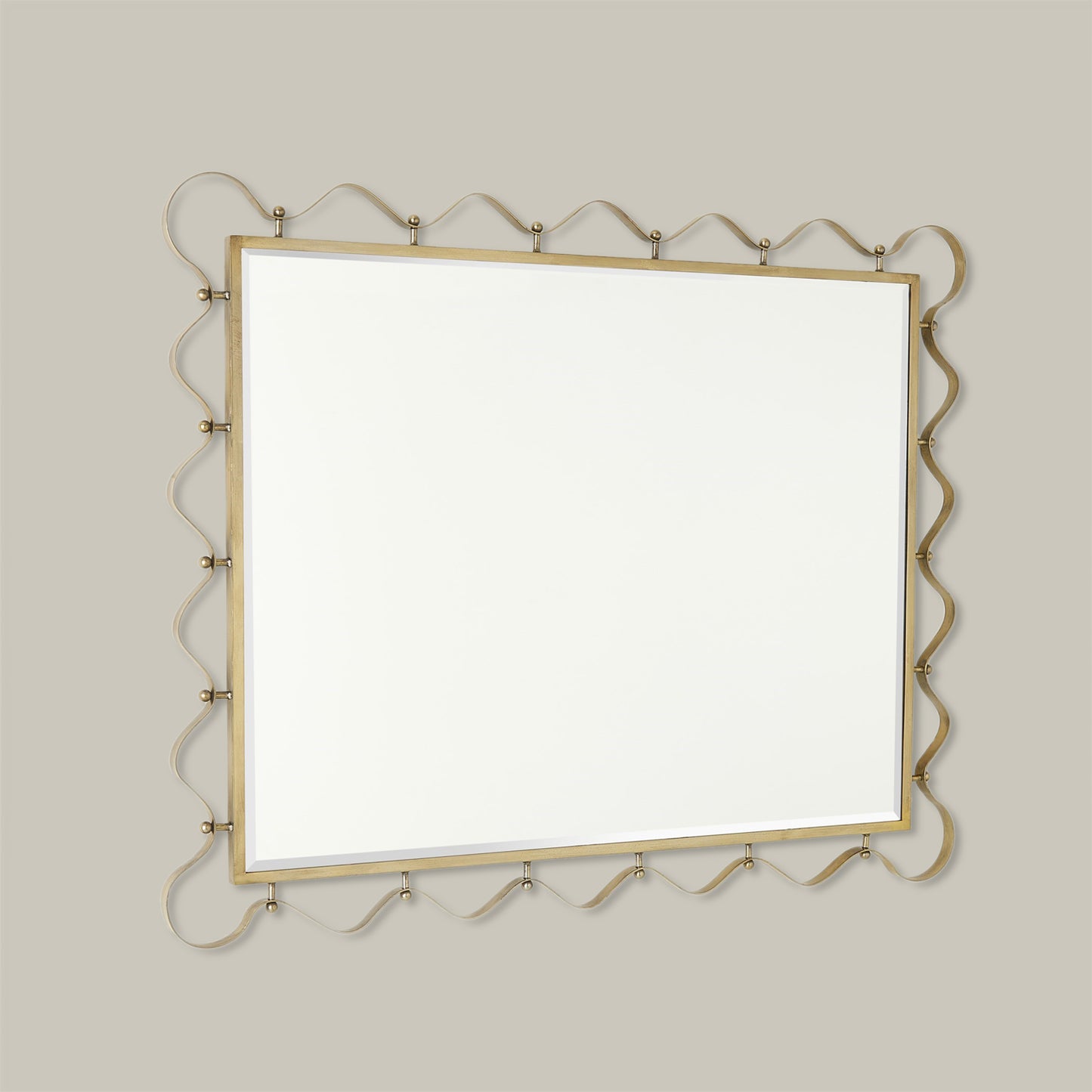 Les Vagues Mirror - Brass (Preorder)