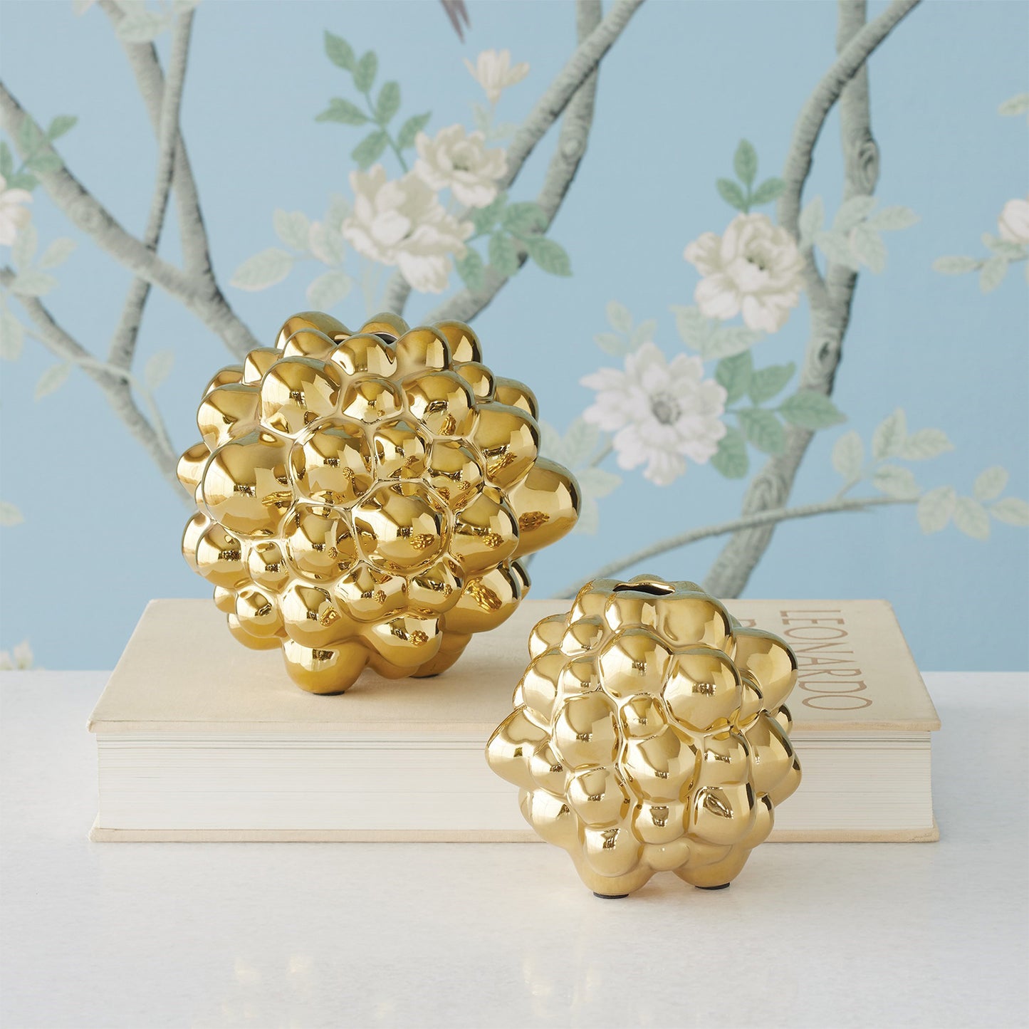 Organic Bubble Vases (Bright Gold) - Preorder