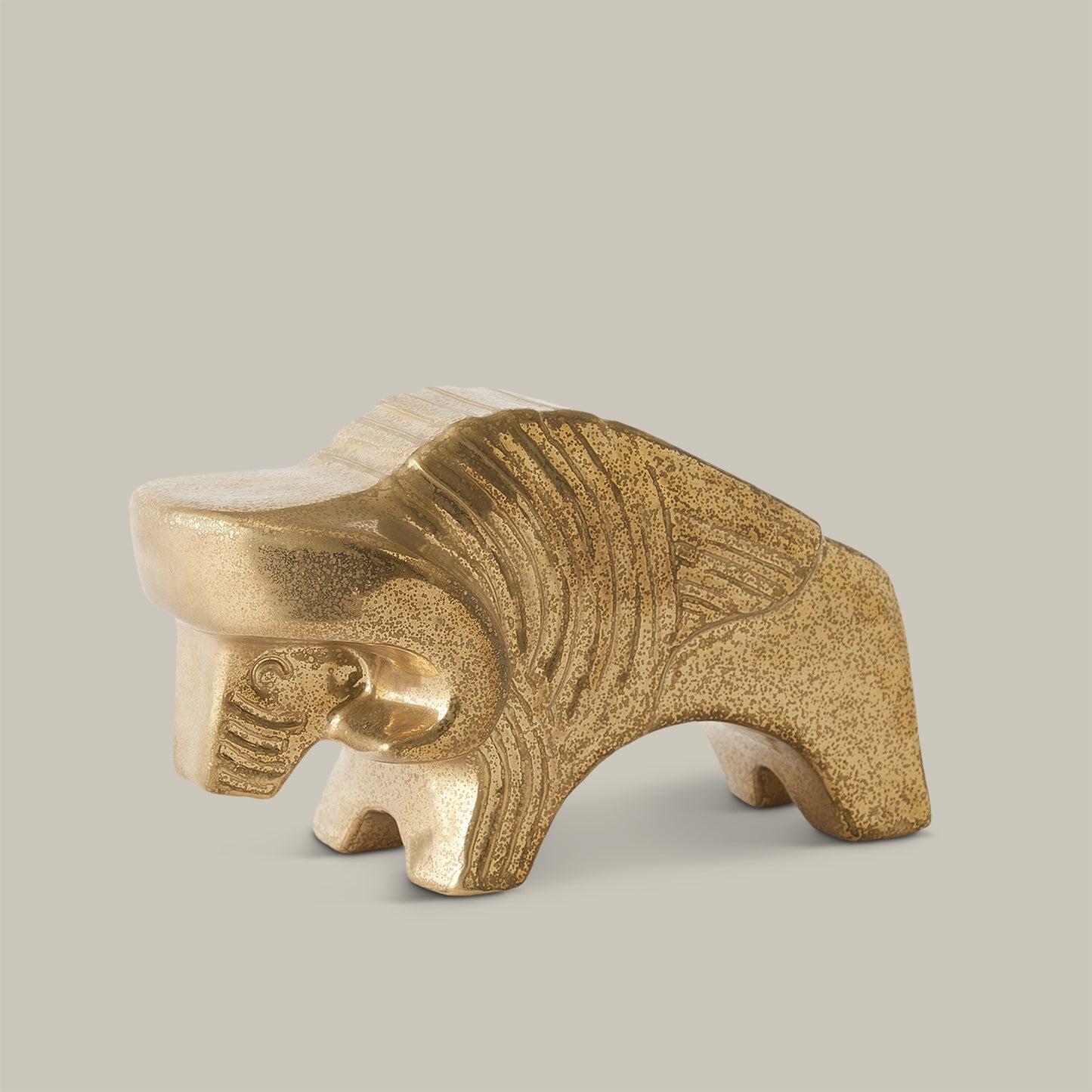 Les Animaux : Bison (Antique Gold) - Preorder