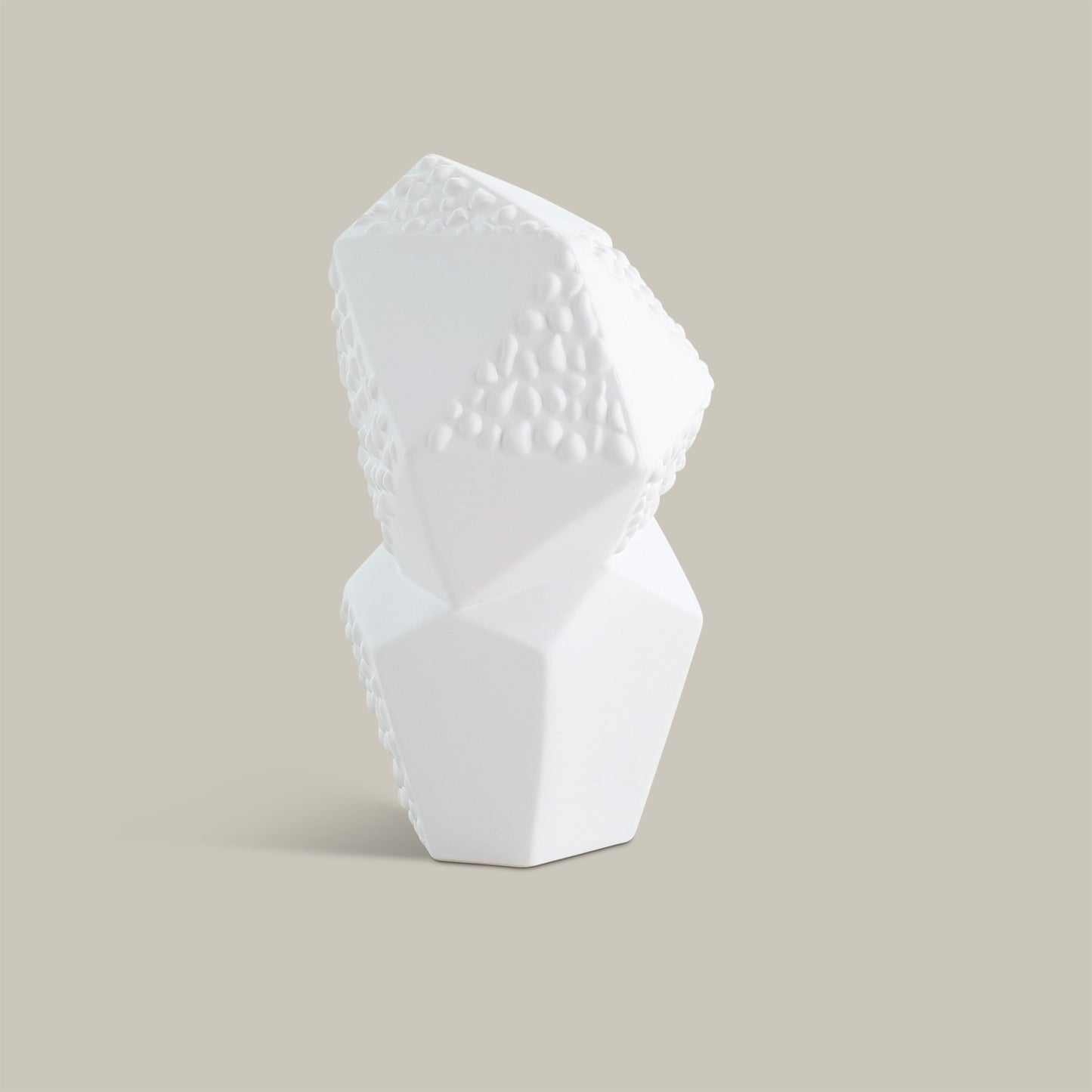 Les Facettes Sculpture (Matte White)