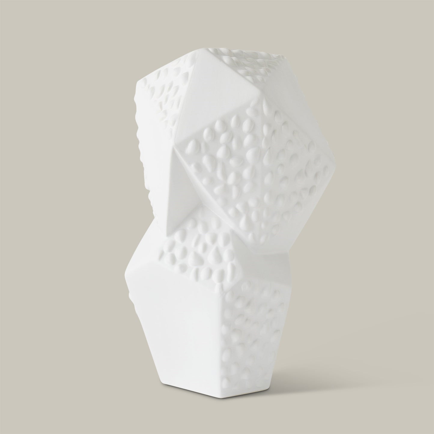 Les Facettes Sculpture (Matte White)