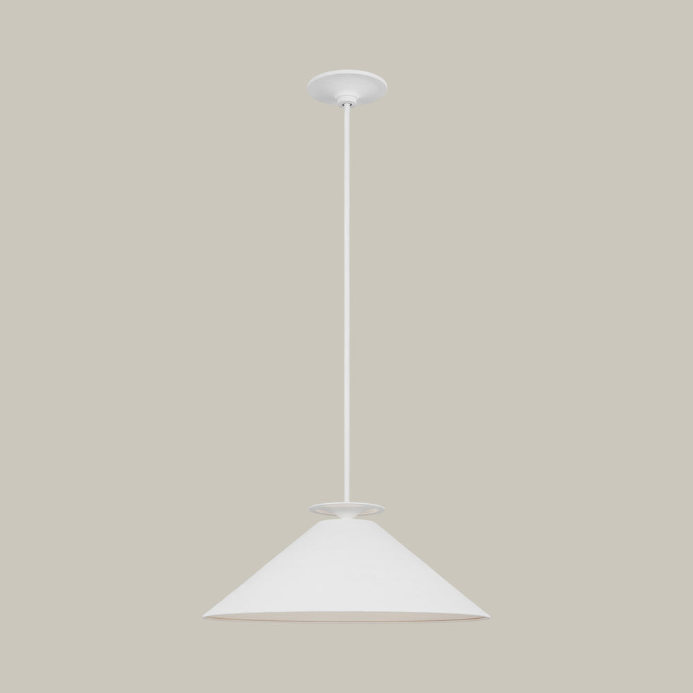 Lemieux et Cie Cornet Extension Rod Kit, a designer lighting accessory shown used with the Cornet Extra Large Pendant.