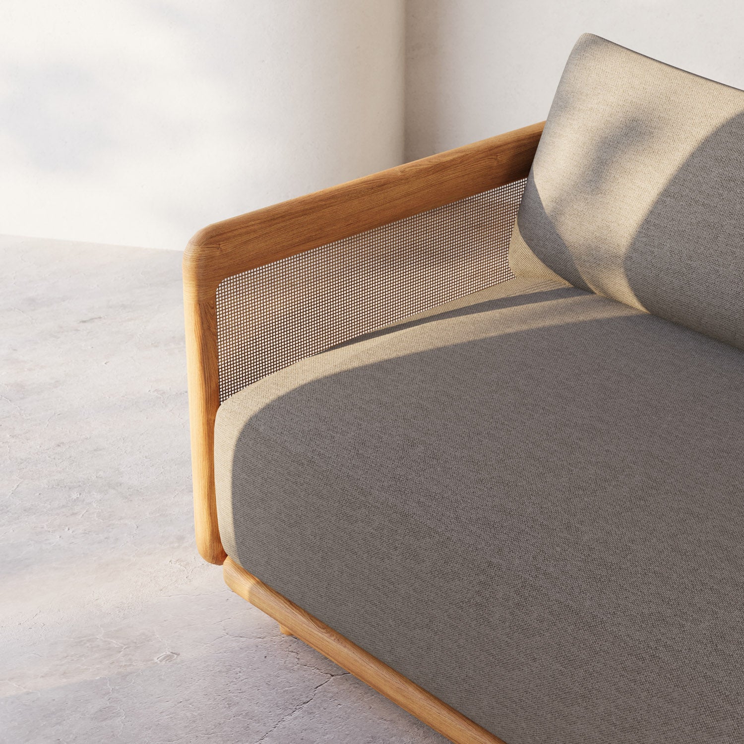 Dock Teak Swivel Lounge Chair