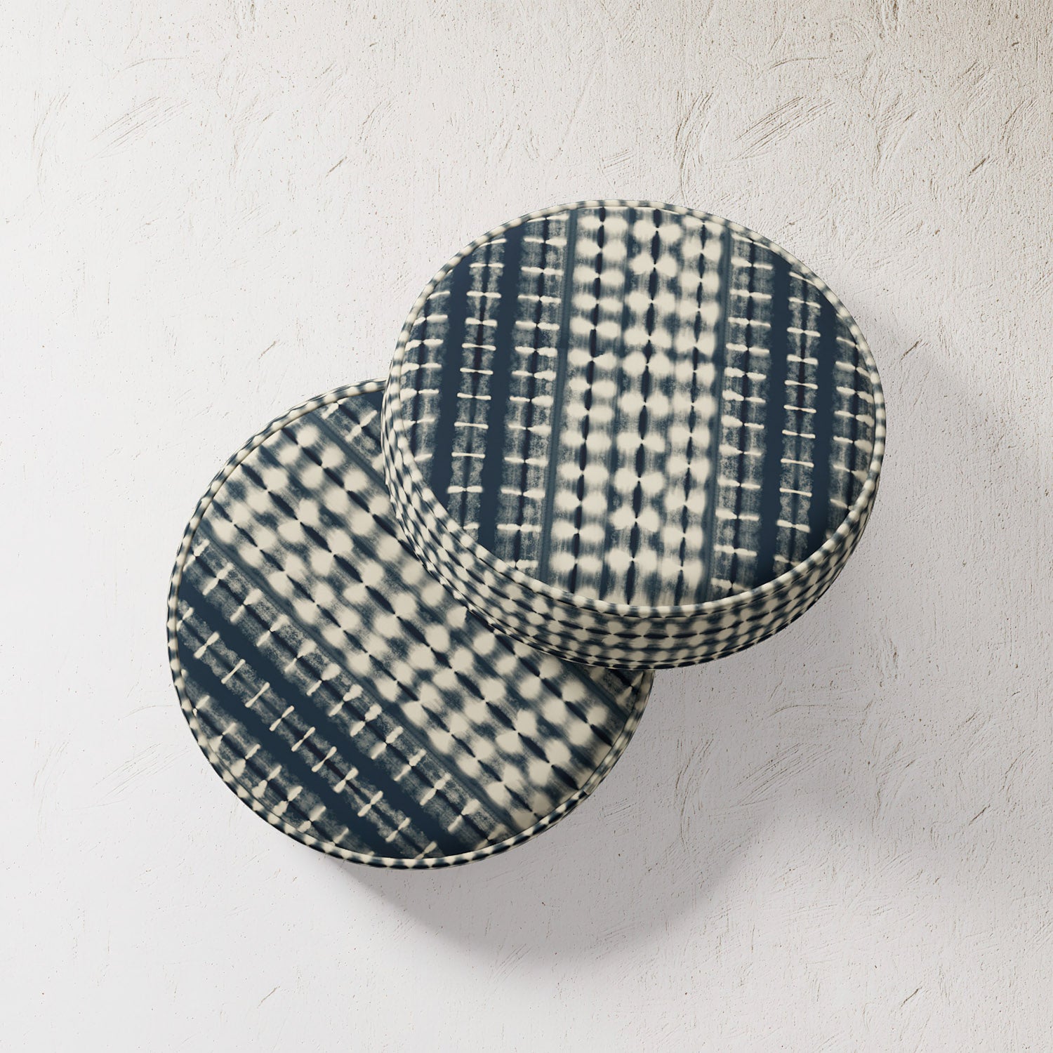 Outdoor Pillow - Indigo Shibori - Thumbnail 2