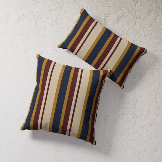 Indoor / Outdoor Pillow - Variegated Stripe (Ochre)