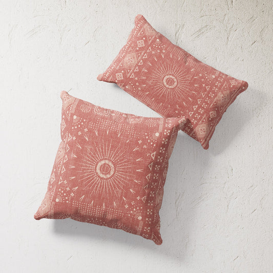 Indoor / Outdoor Pillow - Terracotta Tashina