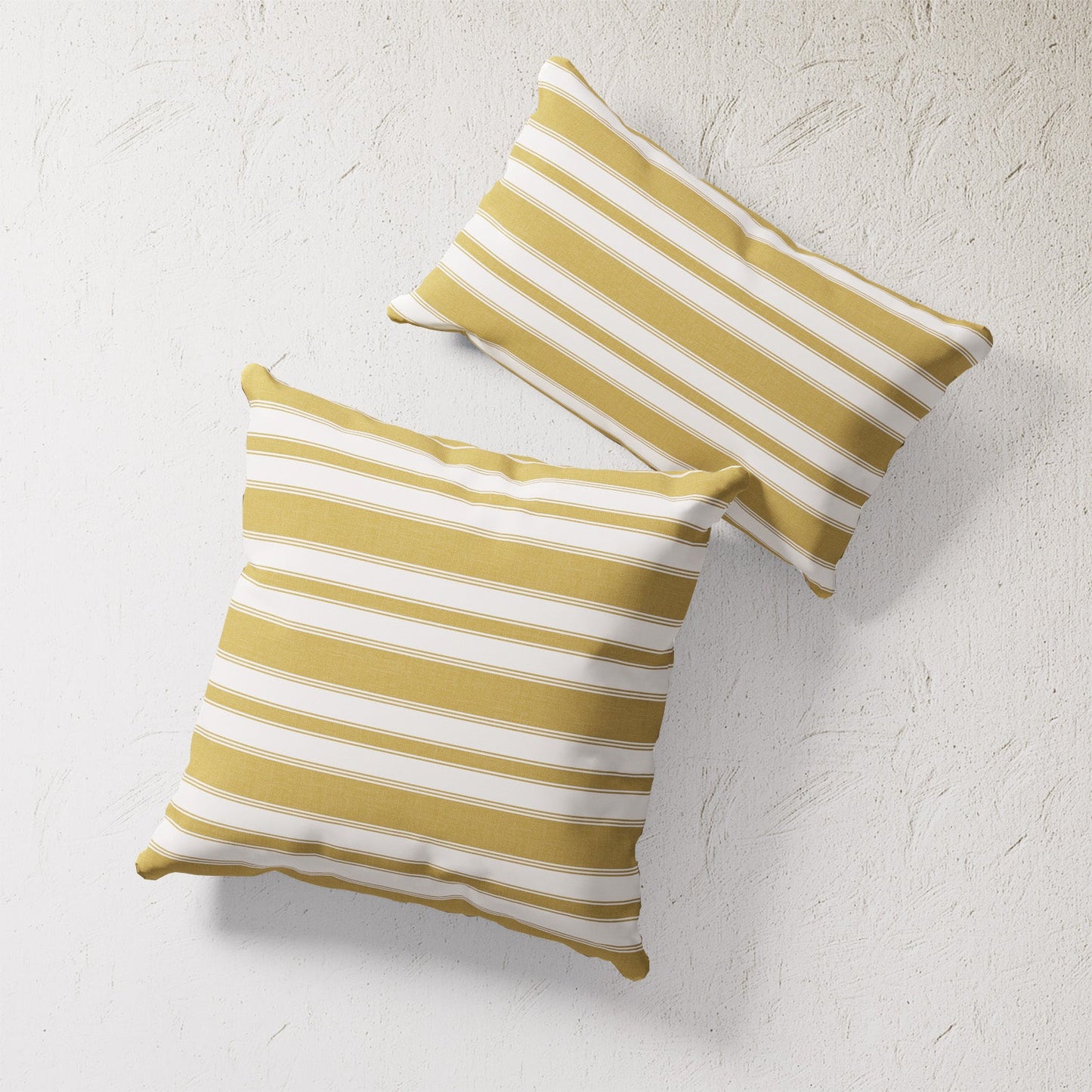 Indoor / Outdoor Pillow - Ticking Stripe (Citron)