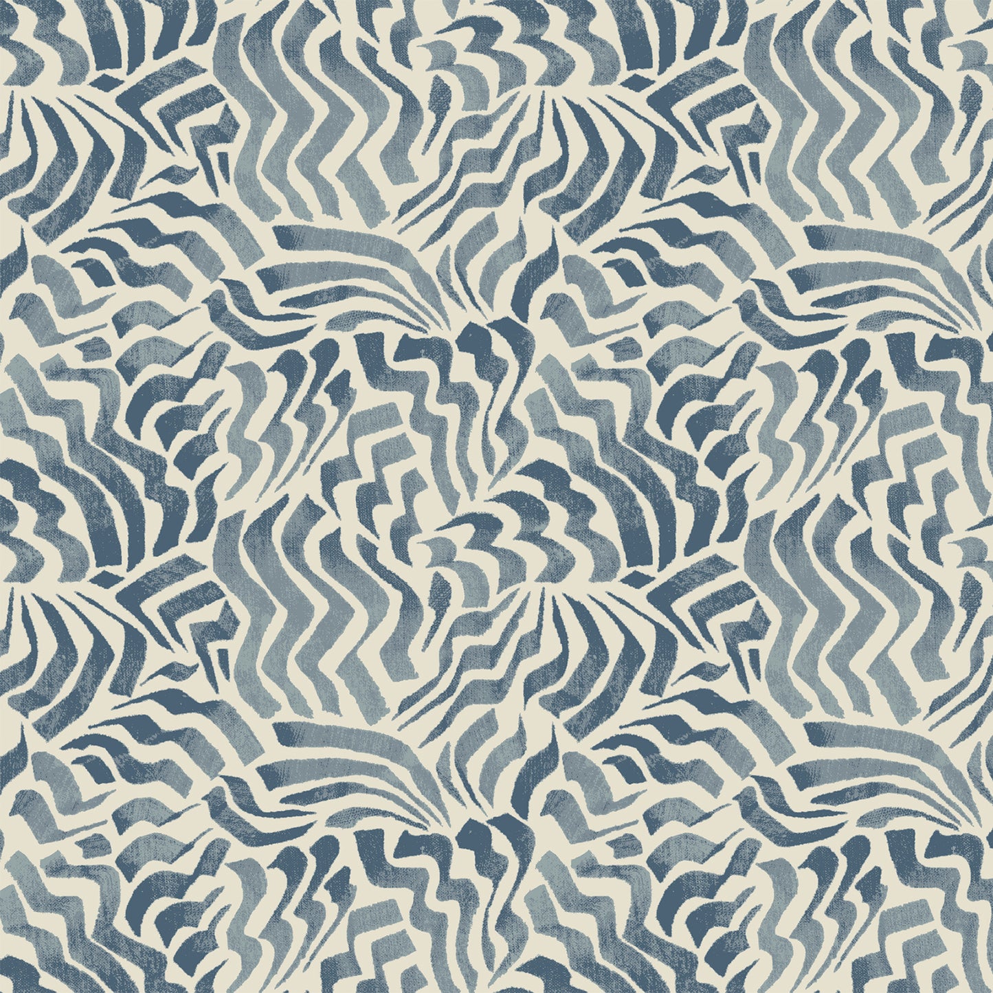 Zora Wave Wallpaper (Denim)