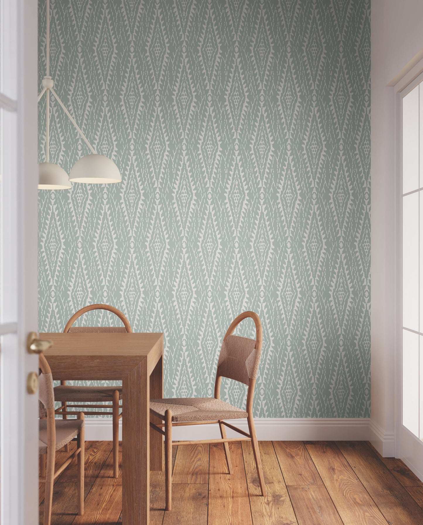 Rousseau Paperweave Wallpaper (Sage)