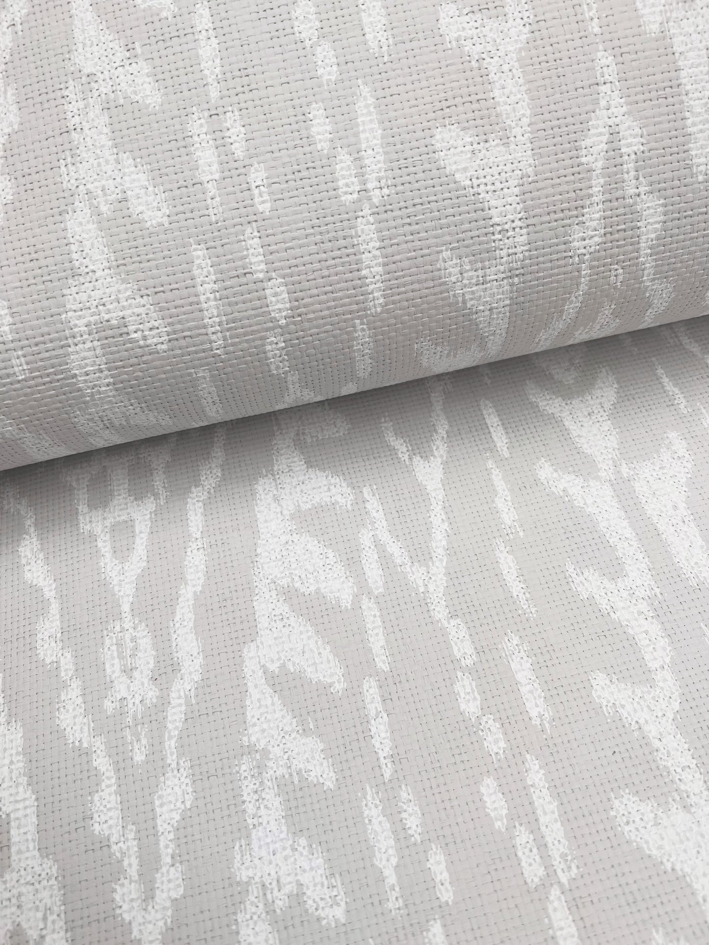 Rousseau Paperweave Wallpaper (Warm Grey)